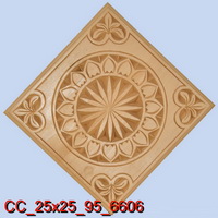 Plaque Sunburst with Tulips
