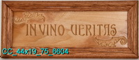 Plaque In Vino Veritas