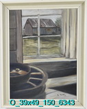 Barn Through Window