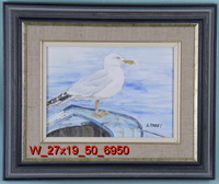 Seagull On Gunnel